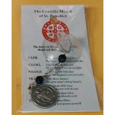 The Crucifix Medal of St. Benedict w/ suction cup